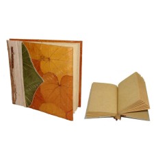 Notebook Green Yellow Leaf Small