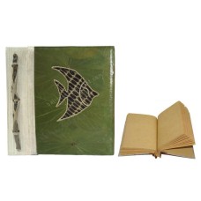 Notebook Green Leaf Fish Medium