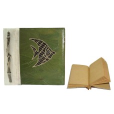 Notebook Green Leaf Fish Small