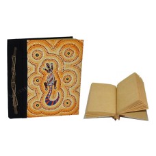 Notebook Yellow Aborigine Lizard Medium