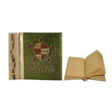 Notebook Small Green Turtle Motif MALTA