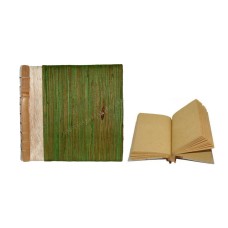 Notebook Small Green Pandanus Fiber