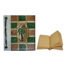 Notebook Medium Green Yellow Leaf Palm