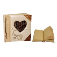 Notebook Medium Banana Bark Heart