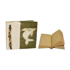 Notebook Small Green Leaf Dolphin