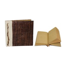 Notebook Small Brown Plaited Grass