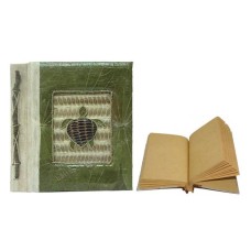 Notebook Medium Green Leaf Turtle