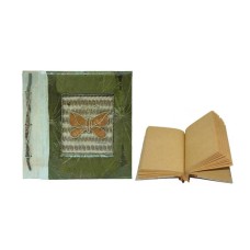 Notebook Small Green Leaf Butterfly