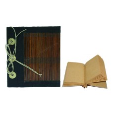 Notebook Medium Brown Coconut Leaf Stems