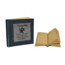 Notebook Small Black Grey TRANQUILITY