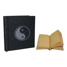 Notebook Medium Black Grey Yin Yang