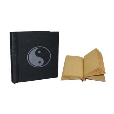 Notebook Small Black Grey Yin Yang