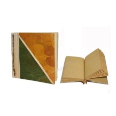 Notebook Small Yellow Green Leaf