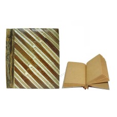 Notebook Medium Stripes Shape Fruit Peel