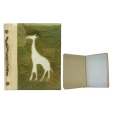 Photo Album Medium Green Leaf Giraffe