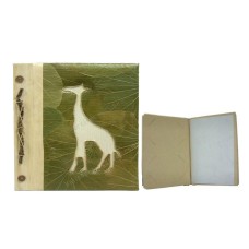 Photo Album Small Green Leaf Giraffe