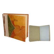 Photo Album Small Green Yellow Leaf