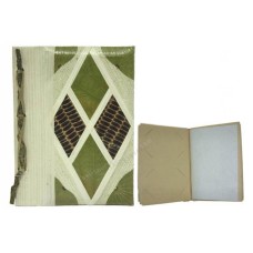 Photo Album Large Green Leaf Diamond