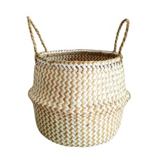 Rattan White Plant Pot Basket 40 cm