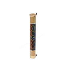 Bamboo Rainstick Painted Aborigine 40 cm