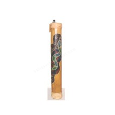 Bamboo Rainstick Snake Motif 40 cm