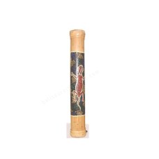 Bamboo Rainstick Gecko Motif 40 cm