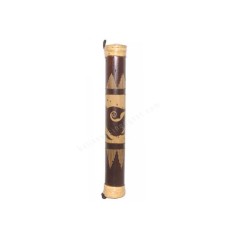 Bamboo Rainstick Carved Motif 40 cm