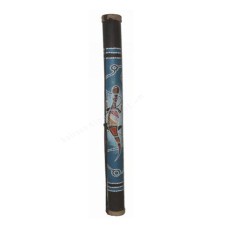 Bamboo Rainstick Black Blue Gecko 80 cm