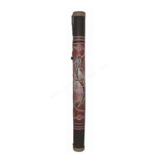 Bamboo Rainstick Black Brown Gecko 80 cm