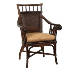 Rattan Arm Chair With Cushion SAVANA