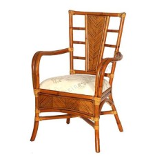 Rattan Arm Chair With Cushion PAVIA