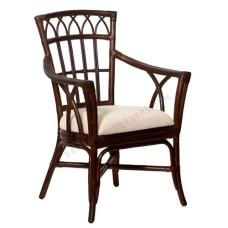 Rattan Arm Chair With Cushion FLORENCE