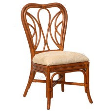 Rattan Dining Chair With Cushion VERONA