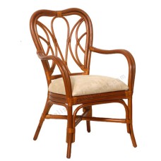 Rattan Arm Chair With Cushion VERONA