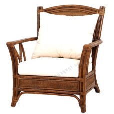 Rattan Arm Chair NAPOLI With Cushion