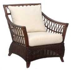 Rattan Arm Chair CARRARA With Cushion