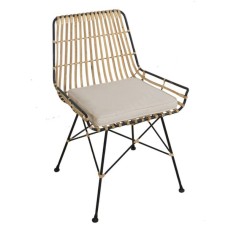 Rattan SERENA Dining Chair With Cushion