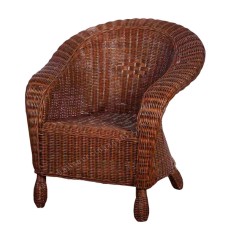 Brown Rattan RENATA Kid Chair