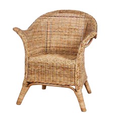 Rustic Rattan LUNA Arm Chair 