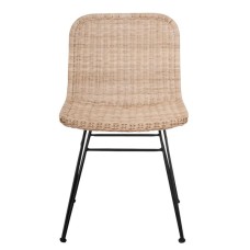 Rustic Rattan SALMA Dining Chair