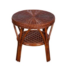 Brown Rattan MATEO Coffee Table