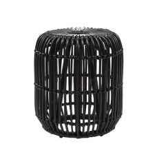 Black Rattan LORENA Coffee Table