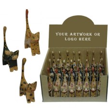 Mini Cat Ring Holder Display Of 24