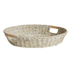 Straw Grass Serving Tray Natural 45 cm