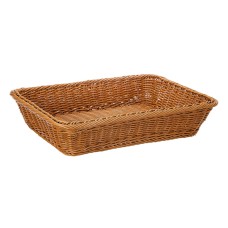 Rattan Serving Tray Honey Brown 40 cm