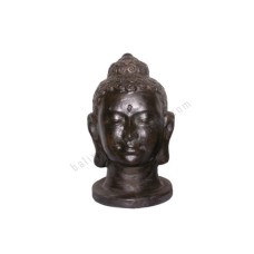 Terracotta Buddha Head Round Base 40 cm