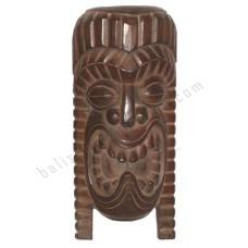 Wood Antique Brown TIKI Mask 40 cm