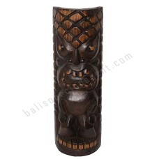 Wood TIKI Mask Antique Black 100 cm