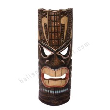 Wood Antique Brown TIKI Mask 50 cm