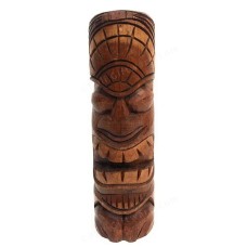 Wood Brown Love Tiki Totem Pole 50 cm